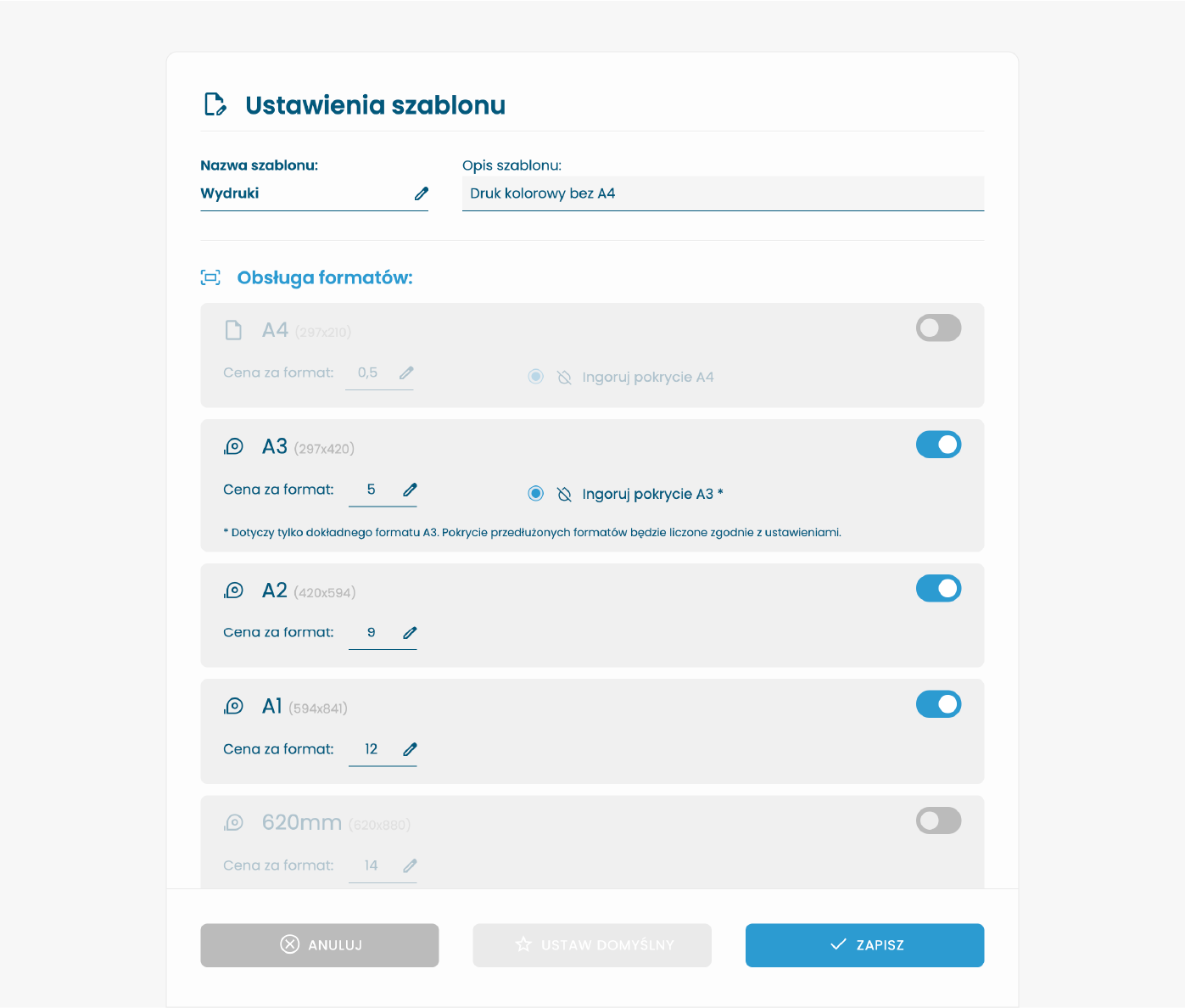 pdf scope ustawienia